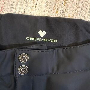 Obermeyer Black Fleece-Lined Pants